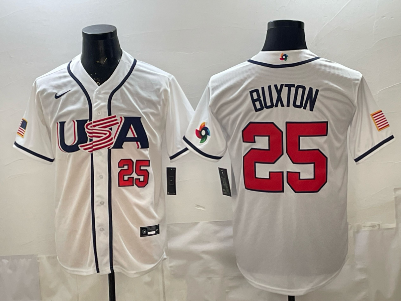 Men 2026 World cup white MLB Nike jersey 0098